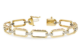 A328-78394: BRACELET .25 TW (7.5" - B244-23867 WITH LARGER LINKS)