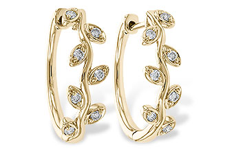 B329-65694: EARRINGS .25 TW