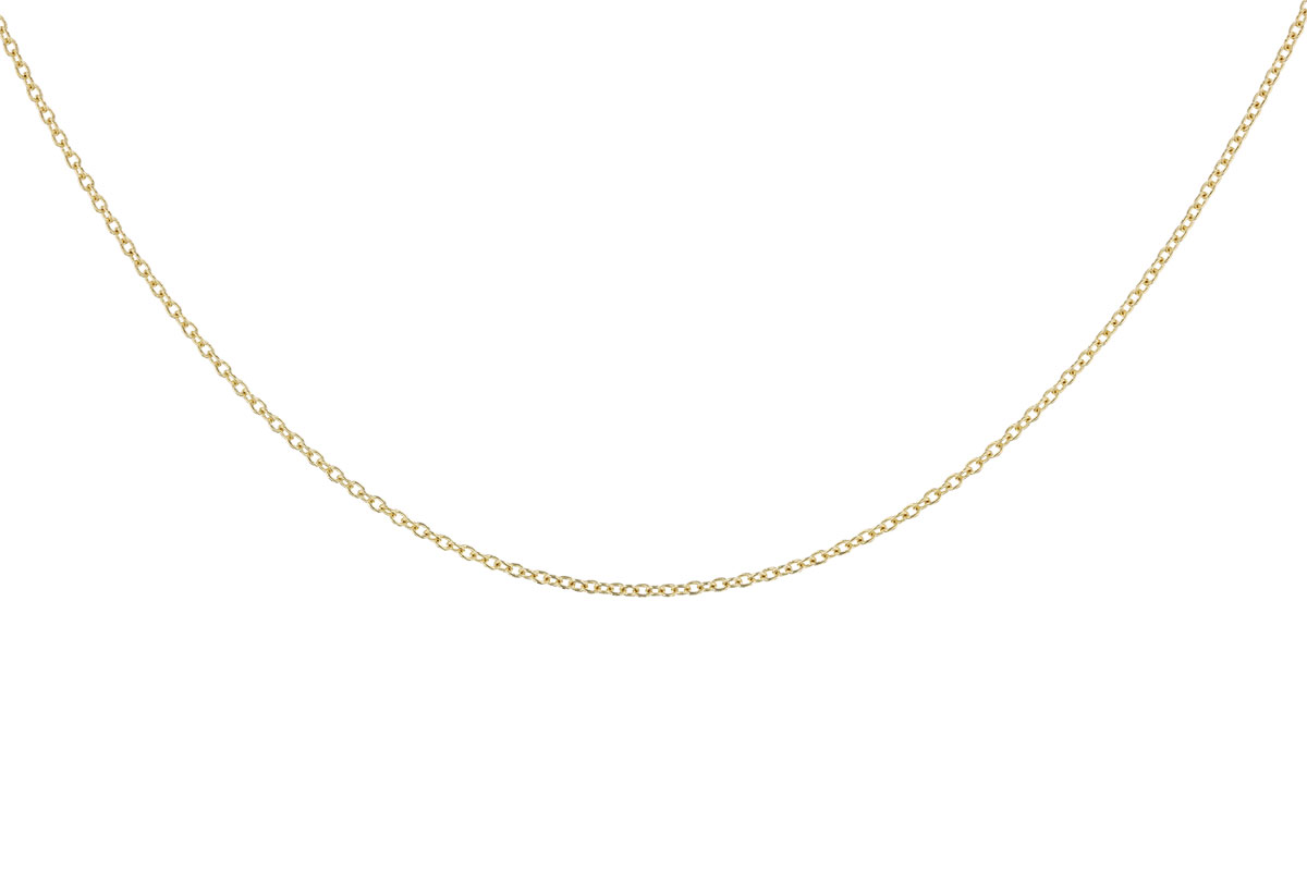 C328-79303: CABLE CHAIN (18IN, 1.3MM, 14KT, LOBSTER CLASP)