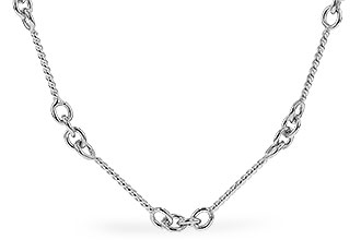 D328-78439: TWIST CHAIN (0.80MM, 14KT, 18IN, LOBSTER CLASP)