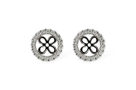 E242-40203: EARRING JACKETS .30 TW (FOR 1.50-2.00 CT TW STUDS)