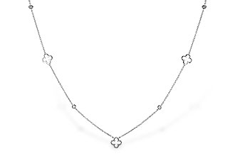 E329-65685: NECKLACE .20 TW (18")