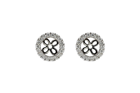 F242-40194: EARRING JACKETS .24 TW (FOR 0.75-1.00 CT TW STUDS)