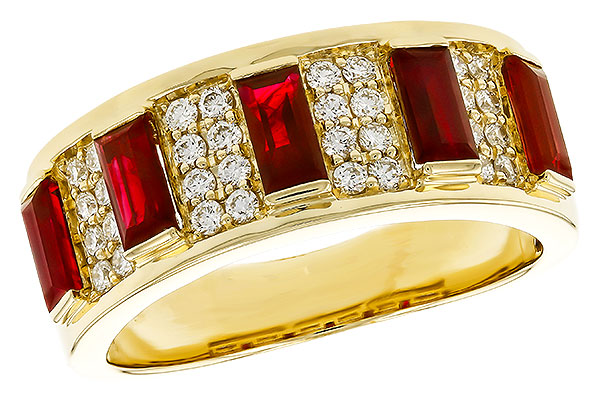 F329-68448: LDS WED RG 1.40 TW RUBY 1.69 TGW