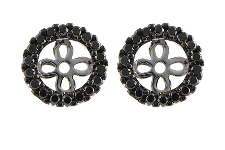 G243-28375: EARRING JACKETS .25 TW (FOR 0.75-1.00 CT TW STUDS)
