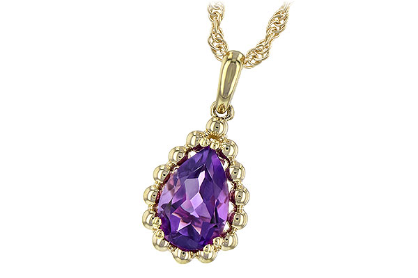 G244-22066: NECKLACE 1.06 CT AMETHYST
