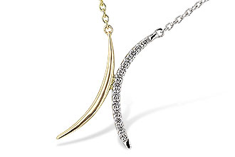 L329-63848: NECKLACE .14 TW (18")