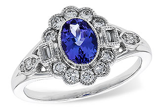L329-64784: LDS RG .80 TANZANITE 1.20 TGW (7x5MM OV)
