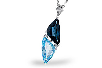 L329-65684: NECK 6.87 BLUE TOPAZ 6.97 TGW